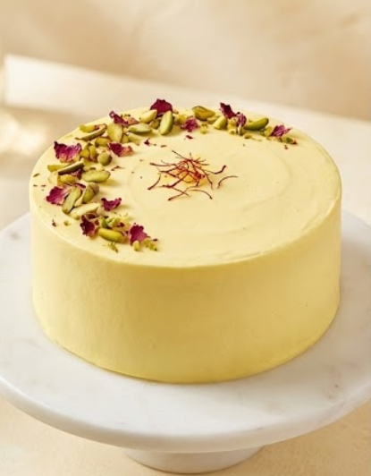 The Royal Rasmalai Saffron Cake